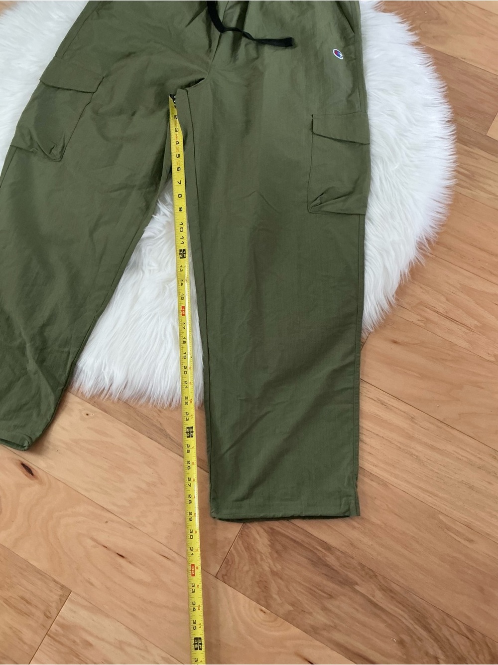 NWT Champion Olive Green Belted Take A Hike Cargo Pants Size Large - Picture 5 of 6